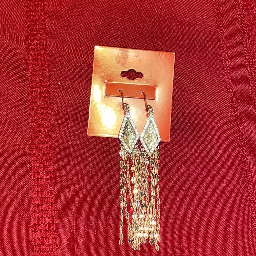 Gold earrings - Picture 1 of 3